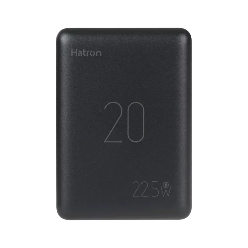 پاوربانک (PD و فست شارژ) Hatron 20000mAh مدل HPB2060ME 22.5W - مشکی - تصویر 2