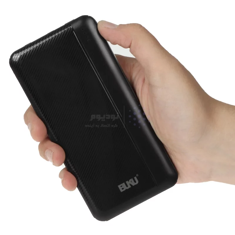 پاوربانک فست شارژ BUKU 10000mAh مدل PB-106 12W - مشکی - MMS - تصویر 7