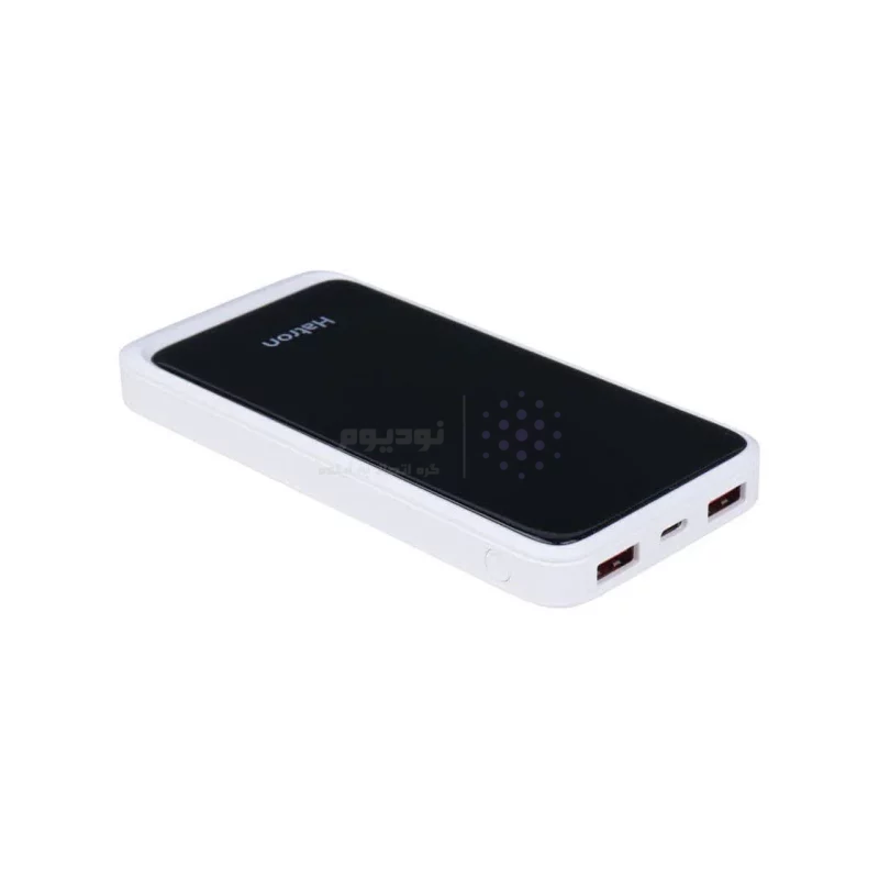 پاوربانک (PD و فست شارژ) Hatron 10000mAh مدل HPB1055G 22.5W - سفید - تصویر 5