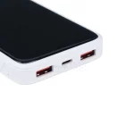 پاوربانک (PD و فست شارژ) Hatron 10000mAh مدل HPB1055G 22.5W - سفید - تصویر 6