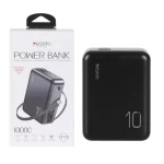 پاوربانک (PD و فست شارژ) Yesido 10000mAh مدل YP70 22.5W - مشکی (گارانتی 18 ماه تعویض نیکان همراه)