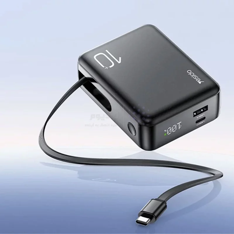 پاوربانک (PD و فست شارژ) Yesido 10000mAh مدل YP70 22.5W - مشکی (گارانتی 18 ماه تعویض نیکان همراه) - تصویر 5