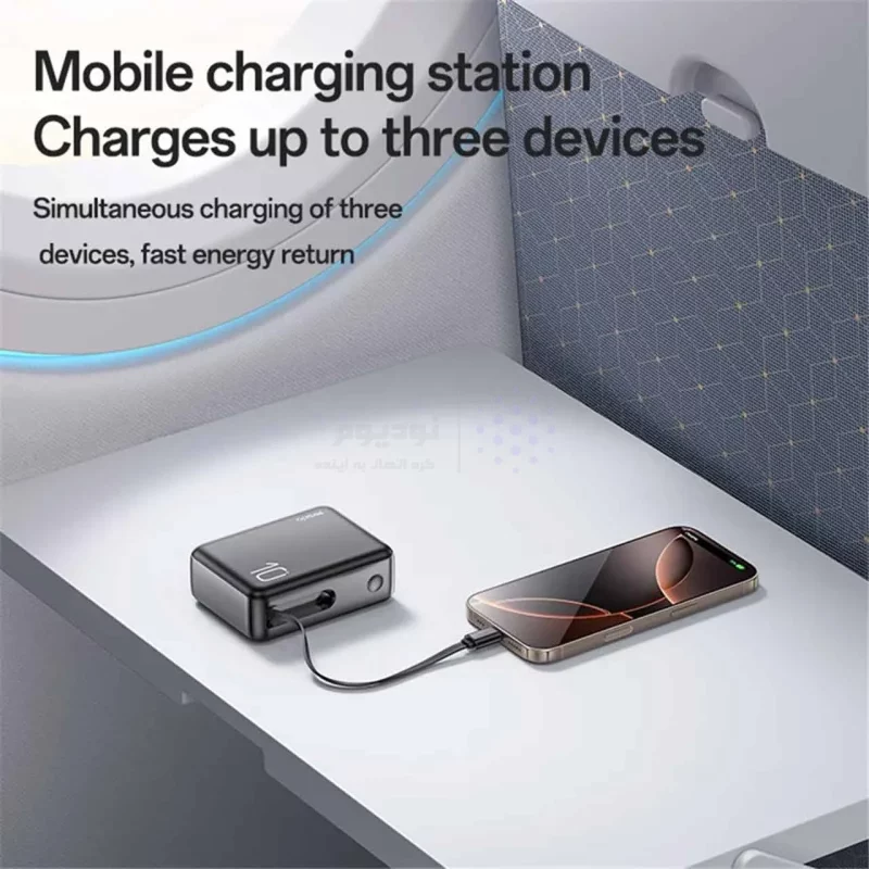 پاوربانک (PD و فست شارژ) Yesido 10000mAh مدل YP70 22.5W - مشکی (گارانتی 18 ماه تعویض نیکان همراه) - تصویر 6