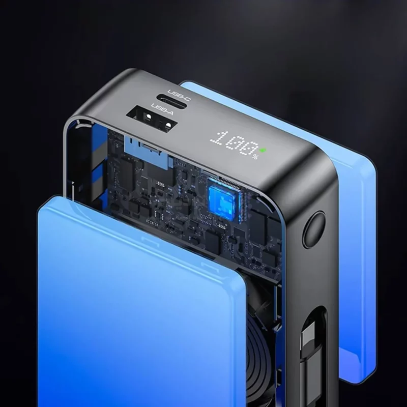 پاوربانک (PD و فست شارژ) Yesido 10000mAh مدل YP70 22.5W - مشکی (گارانتی 18 ماه تعویض نیکان همراه) - تصویر 7