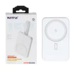 پاوربانک وایرلس فست شارژ 20W Nitu 10000mAh مدل NPB10 - سفید (گارانتی 18 ماه تعویض نیکان همراه)