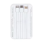 پاوربانک وایرلس فست شارژ15W Nitu 10000mAh مدل NPB14 - سفید (گارانتی 18 ماه تعویض نیکان همراه) - تصویر 4