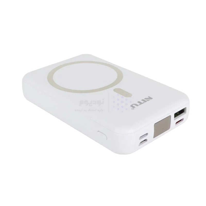 پاوربانک وایرلس فست شارژ15W Nitu 10000mAh مدل NPB14 - سفید (گارانتی 18 ماه تعویض نیکان همراه) - تصویر 6