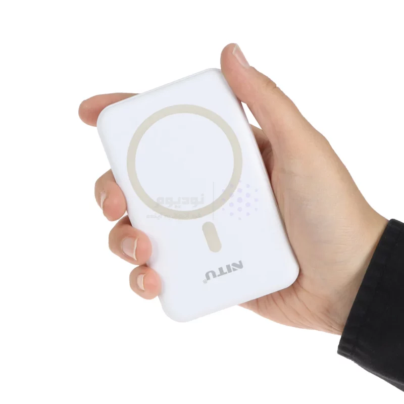 پاوربانک وایرلس فست شارژ15W Nitu 10000mAh مدل NPB14 - سفید (گارانتی 18 ماه تعویض نیکان همراه) - تصویر 7