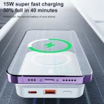 پاوربانک وایرلس PD و فست شارژ Yesido 10000mAh مدل YP45 20W دارای استند موبایل - سفید (گارانتی 18 ماه تعویض نیکان همراه) - تصویر 5