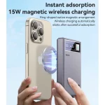 پاوربانک وایرلس PD و فست شارژ Yesido 10000mAh مدل YP61 20W مگ سیف - خاکستری (گارانتی 18 ماه تعویض نیکان همراه) - تصویر 3