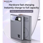 پاوربانک وایرلس PD و فست شارژ Yesido 10000mAh مدل YP61 20W مگ سیف - خاکستری (گارانتی 18 ماه تعویض نیکان همراه) - تصویر 5
