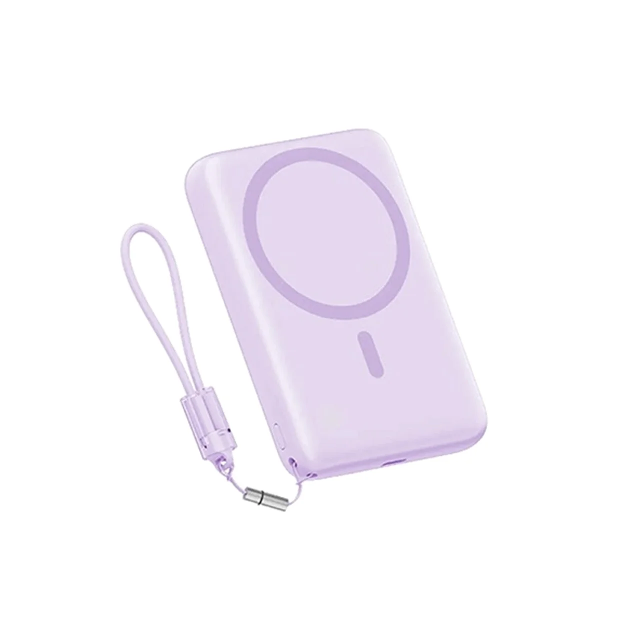 1584-1634128-1 پاوربانک فست شارژ QCY 10000mAh مدل PBW10A 22.5W - بنفش (گارانتی 18 ماهه شرکتی) - تصویر 1