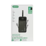 پاوربانک PD وفست شارژ Lindos+ 30000mAh مدل LN-06 22.5W - مشکی - تصویر 6