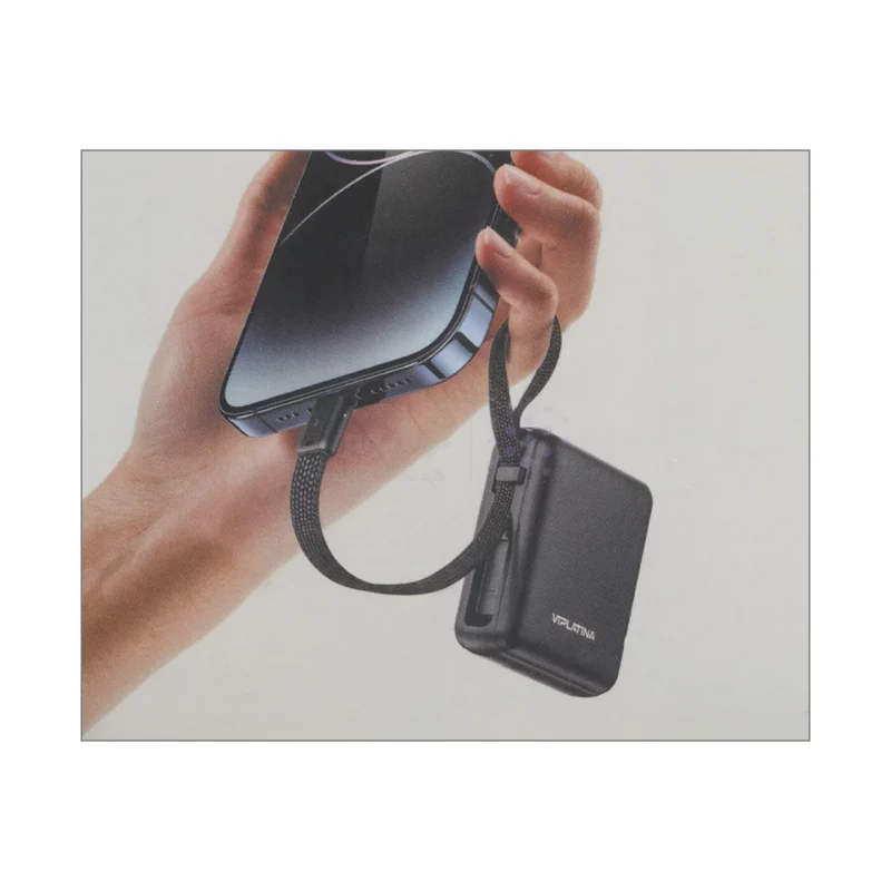 پاوربانک فست شارژ VIPLATINA 10000mAh مدل VP20 20W - مشکی (گارانتی 18 ماه تعویض نیکان همراه) - تصویر 3