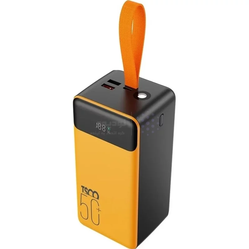 پاوربانک فست شارژ TSCO 40000mAh مدل TP 4001 22.5W - زرد مشکی - تصویر 3