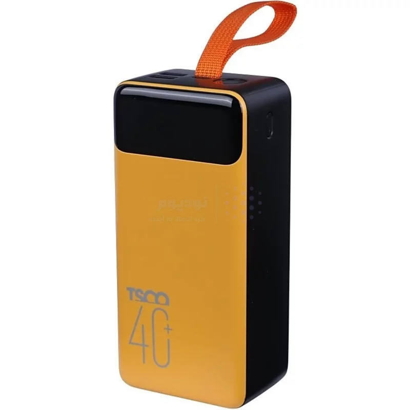 پاوربانک فست شارژ TSCO 40000mAh مدل TP 4001 22.5W - زرد مشکی - تصویر 5