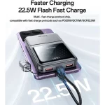 پاوربانک PD و فست شارژ Yesido 20000mAh مدل YP96 22.5W - نقره ای (گارانتی 18 ماه تعویض نیکان همراه) - تصویر 5