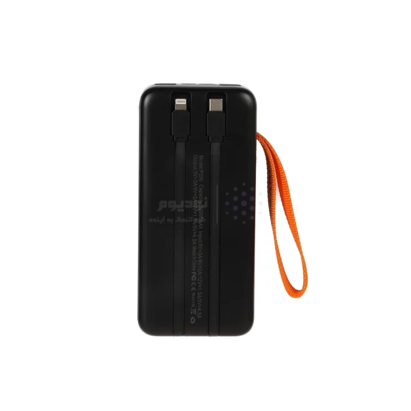 پاوربانک فست شارژ Vikusha 30000mAh مدل P200 22.5W - مشکی - SMO (گارانتی شش ماهه شرکتی) - تصویر 4