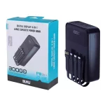 پاوربانک PD و فست شارژ BUKU 30000mAh مدل MG-G166 22.5W - مشکی - MMS (گارانتی شش ماهه YA)