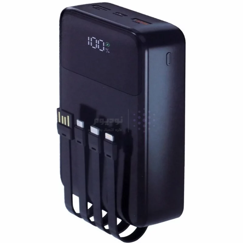 پاوربانک PD و فست شارژ BUKU 30000mAh مدل MG-G166 22.5W - مشکی - MMS (گارانتی شش ماهه YA) - تصویر 3
