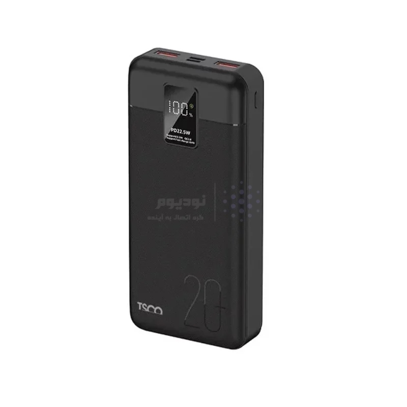 پاوربانک فست شارژ TSCO 20000mAh مدل TP 959 22.5W - مشکی (گارانتی 12 ماهه TSCO) - تصویر 3