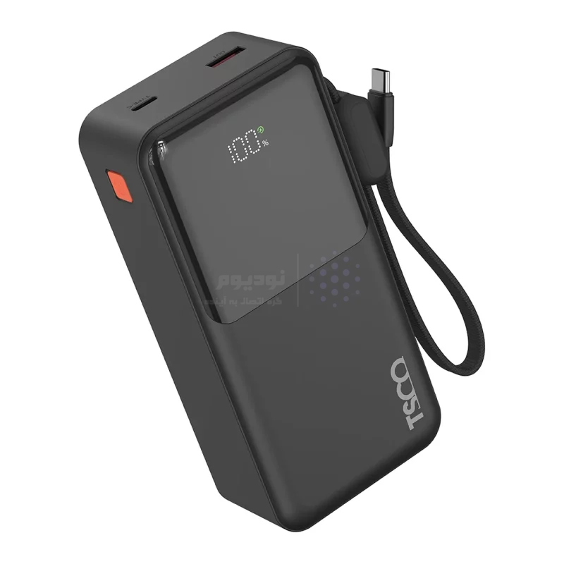 پاوربانک فست شارژ TSCO 30000mAh مدل TP 3013 22.5W - مشکی (گارانتی 12 ماهه TSCO) - تصویر 4