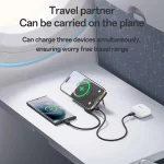 پاوربانک وایرلس (PD و فست شارژ) Yesido 10000mAh مدل YP78 20W - مشکی (گارانتی 18 ماه تعویض نیکان همراه) - تصویر 5