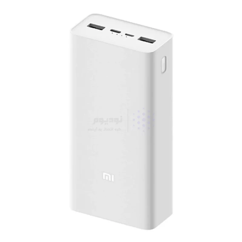 پاوربانک فست شارژ Xiaomi 30000mAh مدل PB3018ZM 18W - سفید - (گارانتی 6 ماهه شرکتی) - تصویر 3