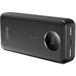 پاوربانک PD و فست شارژ Energizer 20000mAh مدل UE20090PQ 22.5W - مشکی (گارانتی متین) - تصویر 6