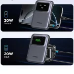پاوربانک وایرلس PD و فست شارژ UGREEN 10000mAh مدل Uno PB764 20W - یاسی (گارانتی 18 ماهه آسان پیشرو)(45337) - تصویر 3