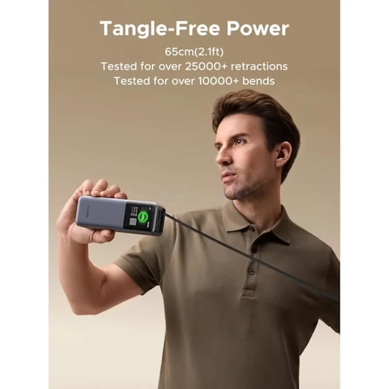 پاوربانک PD و فست شارژ UGREEN 20000mAh مدل Nexode PB726 165W - خاکستری (گارانتی 18 ماهه آسان پیشرو)(55987B) - تصویر 8