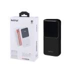 پاوربانک PD و فست شارژ Nitu 20000mAh مدل NPB20 22.5W - مشکی (گارانتی 18 ماهه تعویض نیکان همراه)
