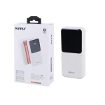 پاوربانک PD و فست شارژ Nitu 20000mAh مدل NPB20 22.5W - سفید (گارانتی 18 ماهه تعویض نیکان همراه)