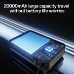 پاوربانک PD و فست شارژ Yesido 20000mAh مدل YP97 65W - مشکی (گارانتی 18 ماهه تعویض نیکان همراه) - تصویر 6