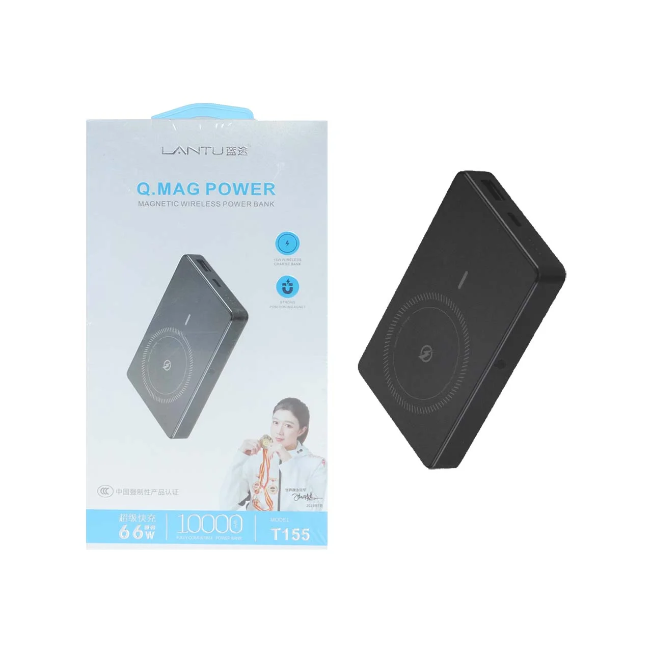 1584-4579202-1 پاوربانک فست شارژ LANTU 10000mAh مدل T155 66W - مشکی - BSA - تصویر 1