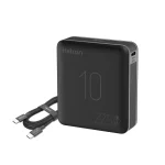 پاوربانک Hatron 22.5W 10000mAh مدل HPB1065ME - مشکی - (گارانتی یک ساله هترون)