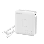 پاوربانک Hatron 22.5W 10000mAh مدل HPB1065ME - سفید - (گارانتی یک ساله هترون)