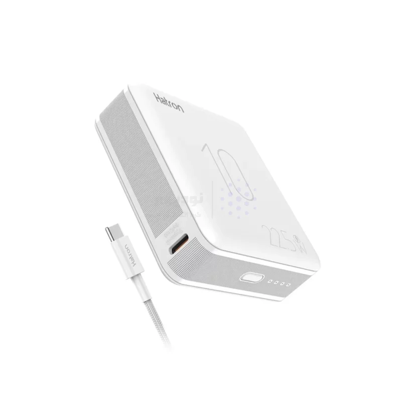 پاوربانک Hatron 22.5W 10000mAh مدل HPB1065ME - سفید - (گارانتی یک ساله هترون) - تصویر 3