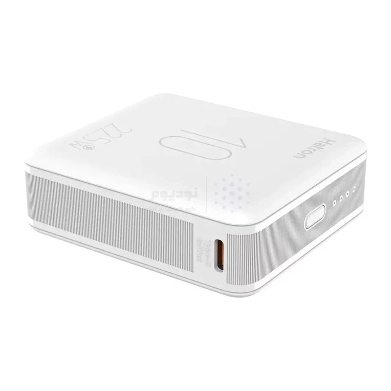 پاوربانک Hatron 22.5W 10000mAh مدل HPB1065ME - سفید - (گارانتی یک ساله هترون) - تصویر 5