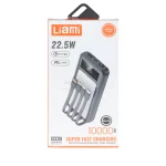 پاوربانک PD و فست شارژ Liami 10000Ah مدل LM7010 22.5W - مشکی (گارانتی شش ماهه شرکتی) - تصویر 5