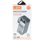 پاوربانک PD و فست شارژ Liami 30000Ah مدل LM7030 22.5W - سفید (گارانتی شش ماهه شرکتی) - تصویر 6