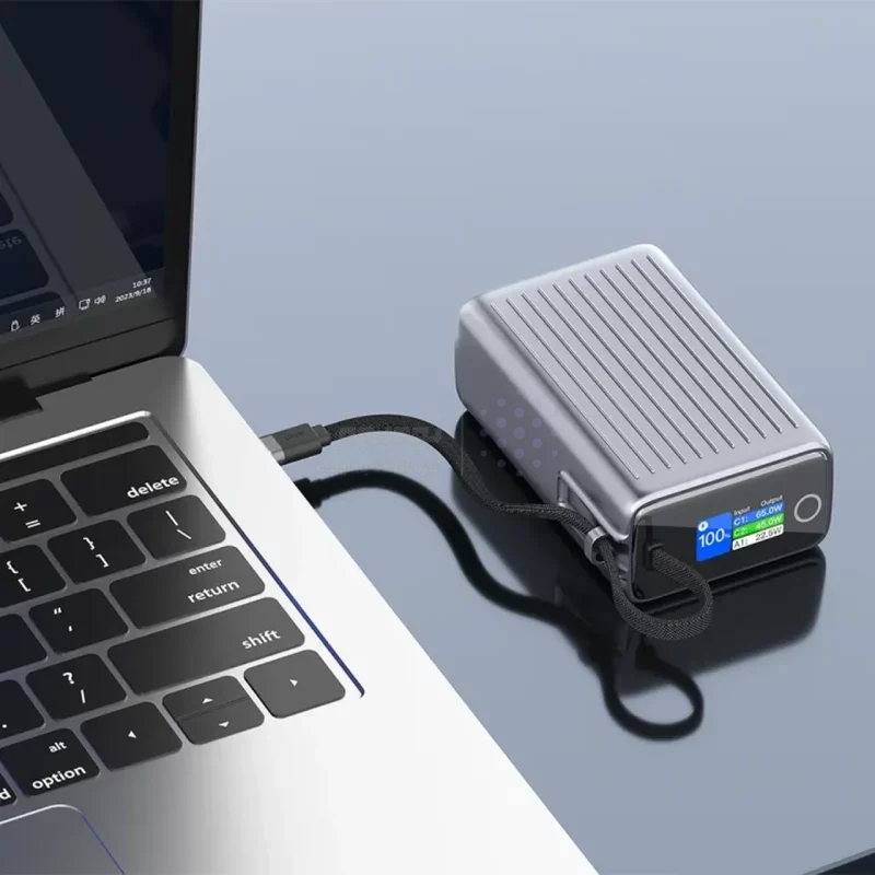 پاوربانک PD و فست شارژ Energizer 25000mAh مدل XP25001PD 100W - خاکستری (گارانتی متین) - تصویر 7