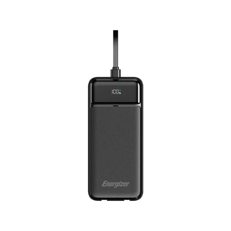 پاوربانک PD و فست شارژ Energizer 20000mAh مدل UE20084PQ 22.5W - مشکی (گارانتی متین) - تصویر 2