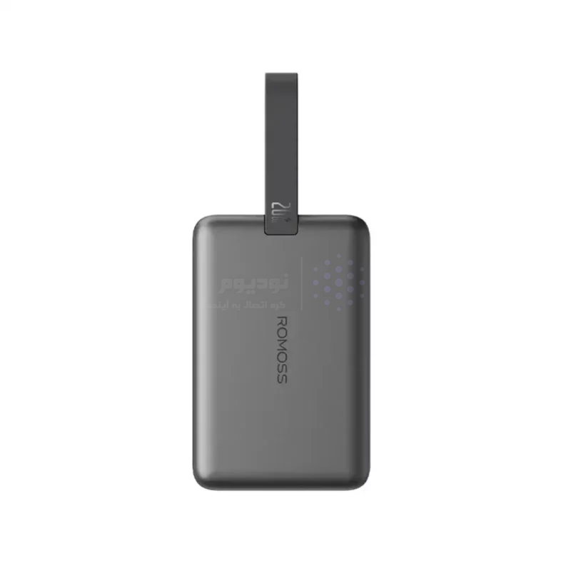 پاوربانک PD و فست شارژ وایرلس Romoss 10000mAh مدل WMO10-121-2133H 20W - مشکی (گارانتی متین) - تصویر 3