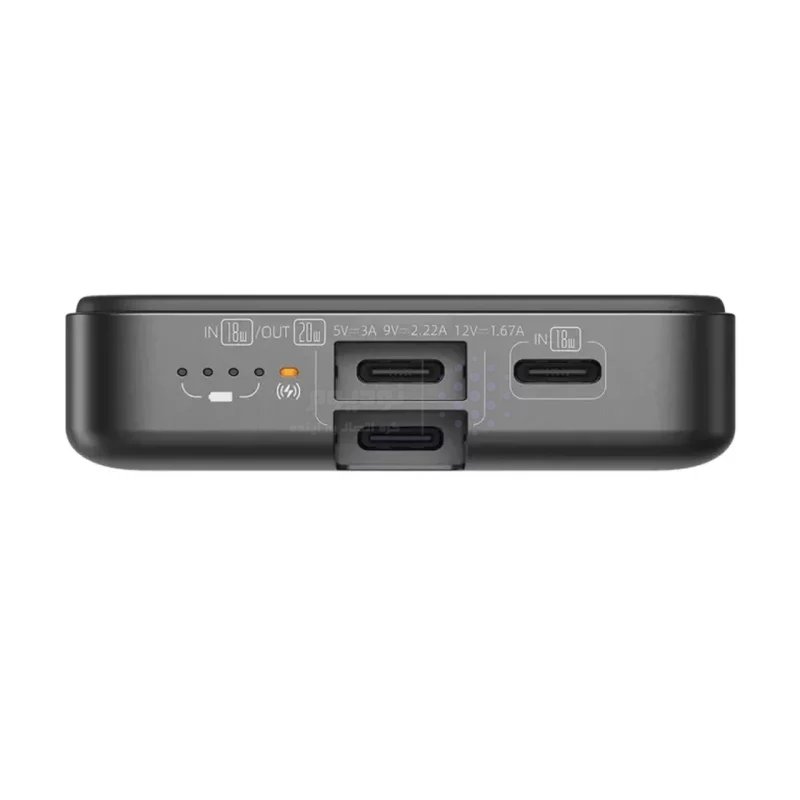 پاوربانک PD و فست شارژ وایرلس Romoss 10000mAh مدل WMO10-121-2133H 20W - مشکی (گارانتی متین) - تصویر 4