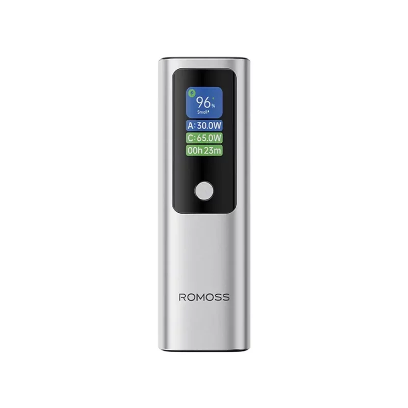 پاوربانک PD و فست شارژ Romoss 10000mAh مدل PPU10-128-S533H 130W - خاکستری (گارانتی متین) - تصویر 2