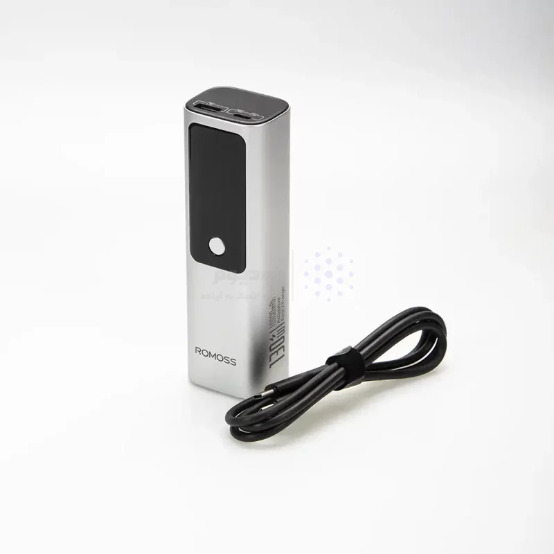 پاوربانک PD و فست شارژ Romoss 10000mAh مدل PPU10-128-S533H 130W - خاکستری (گارانتی متین) - تصویر 9
