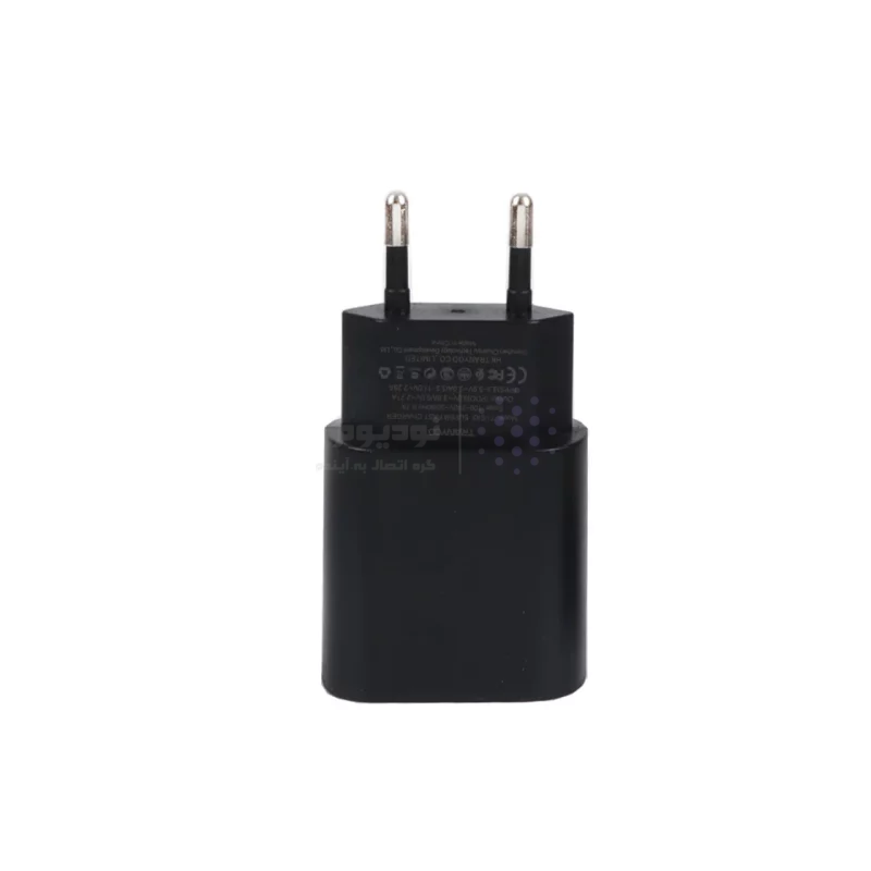 شارژر دیواری 25W فست و PD تک پورت Tranyoo مدل T-SA2C به همراه کابل شارژ Type-C To Type-C - مشکی - تصویر 3