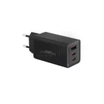 شارژر دیواری 65W فست و PD سه پورت Hatron مدل HWC3651PQ به همراه کابل شارژ Type-C to Type-C - مشکی  - تصویر 4