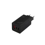 شارژر دیواری 65W فست و PD سه پورت Hatron مدل HWC3651PQ به همراه کابل شارژ Type-C to Type-C - مشکی  - تصویر 5